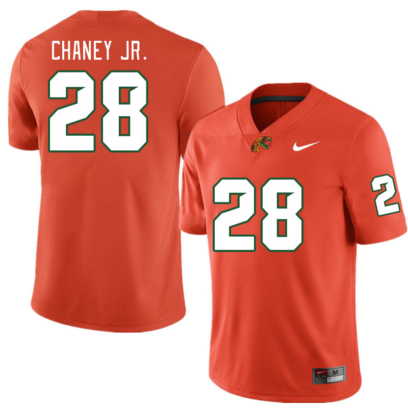 Men-Youth #28 Johnny Chaney Jr. Florida A&M Rattlers 2023 College Football Jerseys Stitched-Orange